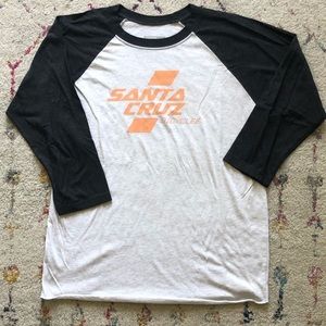 Santa Cruz Bicycles 3/4 sleeve t-shirt
